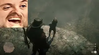Forsen reacts to Jack Falls Off A Cliff RDR2 + This Bee Gets Punched by Flowers for Your Ice Cream