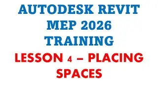 REVIT MEP 2026 - УРОК 4 - РАЗМЕЩЕНИЕ ПРОСТРАНСТВ