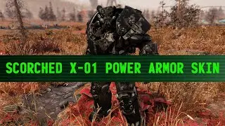 Scorched X-01 Power Armor Paint Showcase - Fallout 76 - Efauna