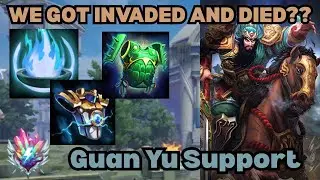 WE GOT INVADED AND DIED?? - Guan Yu Support Smite 2 Gameplay