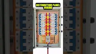 electrical power distribution panel wiring diagram #mccb  #3phase #mcb #elecricalpanel #electrical