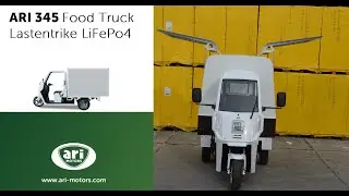 ARI 345 Food Truck Kaffeemobil - 300 kg Zuladung, 45km/h und bis zu 100 km Reichweite