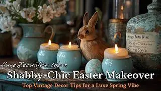Vintage Easter Decor Ideas: Shabby-Chic Farmhouse Meets Luxe Spring Style