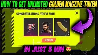How To Get Unlimited Golden Magzine Token In Free Fire | Share Campaign Mission | Jai's Farewell