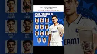 &ldquo;India&rsquo;s New Test XI &ndash; Young, Fearless & Full On Attack!&rdquo;🥶🗿