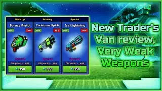 New bad Trader's Van review (Christmas spirit, spruce pistol, ice lightning) - Pixel Gun 3D