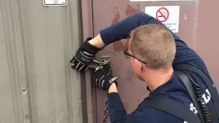Vise grips with chain Forcible Entry