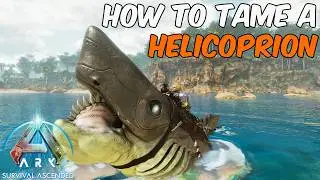 How To Tame a Helicoprion in ARK Survival Ascended + Full Ability Guide