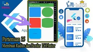 Tutorial membuat radius di flutter