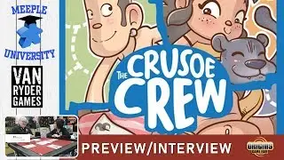 The Crusoe Crew Board Game &ndash; Overview and Interview at Origins 2019