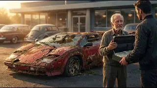 ASMR Car Restoration: Bringing a 1985 Lamborghini Countach Back to Life