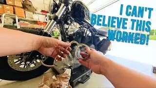 Sportster 48 Oil Change with DIY Oil Filter Removal Wrench