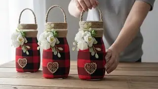 2 RECYCLED IDEAS / Crafts with Glass Jars / DIY Home Decor / Crafts