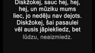 Mirdza Zīvere - Diskžokejs (lyrics)
