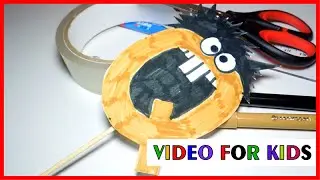 How to make alphabet letters with paper - letter Q
