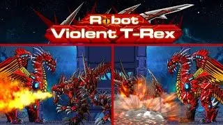 T REX GAMES FOR KIDS: Robot Violent T REX- The Lord