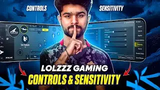 LOLZZZ GAMING SENSITIVITY & CONTROL CODE 🔥 LOLZZZ GAMING BGMI SENSITIVITY | BGMI SENSTIVITY 2025 