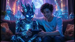Human Teaches Alien to Play Video Games: A Cosmic Friendship| Sci-Fi Tale | HFY