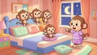 Five Little Monkeys 🐒 | Mommy Says No No 🙅‍♀️ | Kids Nursery Rhyme Cartoon