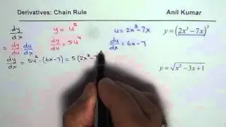 Best Way To Apply Chain Rule and Find Derivative of Composite Functions MCV4U Calculus