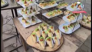 Canap&eacute;s de hojaldr&eacute; ambig&uacute; #canapes #chef #chefs #tijuana #rosarito #mexico #sandiego #california