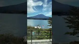 A view of Mount Fuji from a distance #travel #japan