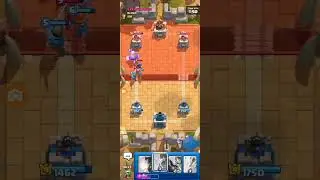 lost one tower but destroyed two towers #clashroyale #mobilegaming