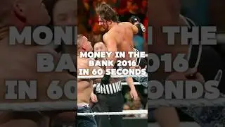 Money in the Bank 2016 in 60 seconds #wwe #wrestling #shorts