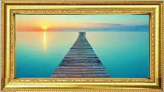 Gold Frame TV Art Screensaver for TV Wallpaper NO sound #nosound Bible for the Spirit.