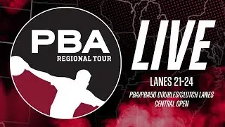 LIVE | LANES 21-24 | MATCH PLAY | 2025 PBA/PBA50 Doubles/Clutch Lanes Central Open