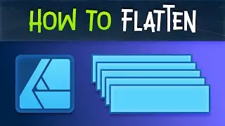 Affinity Designer How To Flatten Layers (Short Tutorial)