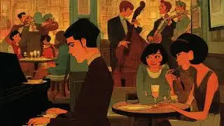 Paris Jazz Nightclub Lo-Fi | 1960s Late-Night Focus & Deep Work