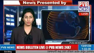 NEWS BULITTEN  LIVE @PVB NEWS 24X7