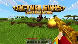 Esse Addon Me Surpreendeu! Actual Guns: Limited Edition - Minecraft PE (Bedrock)