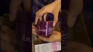 Foxtale purple Clay radiant mask #purple #purpleclaymask #foxtale #radiantskin #mask #blackheads
