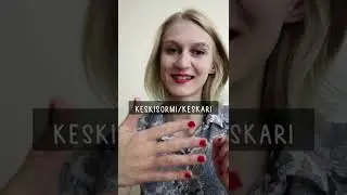 Learn Finnish: names of the Fingers #finnishlanguage #finnishlearning
