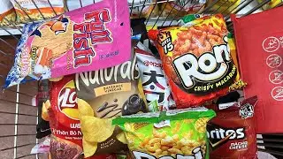 Huge Chips & Snacks Haul 2025 🍟 | Pringles, M&M, Pretz, Lay&rsquo;s, Nachos, Snackgold, Pororo & More!
