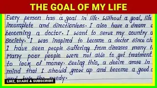 Write English Essay on The Goal of My Life | Simple Easy and Short English Essay on My Goal