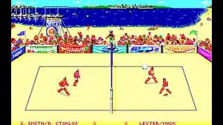 Kings of the Beach (Michael Abbot & Nana Chambers) (MS-DOS) [1988] [PC Longplay]