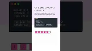 The gap property is a life saver 🤩 allowing us to define the spacing between items