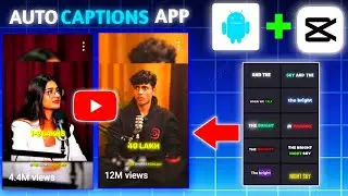 Free Auto Caption App For Android | Capcut No Internet Connection Problem; Auto Caption for Shorts🫣