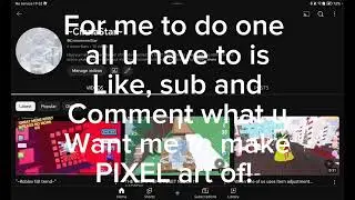 Starting pixel art and u can be one! 