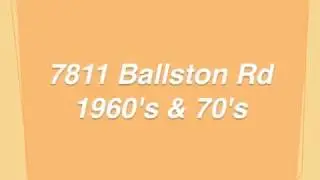Ruxton Baltimore Maryland Towson Md Films Ballston Rd 1960's & 1970's Home Movies 8mm Video