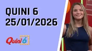 Quini 6 en vivo 25/01/2026 / Resultados del sorteo quini 6 del Domingo 25 de Enero del 2026