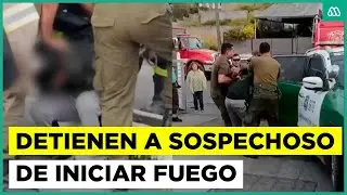 Detenido sospechoso de iniciar un incendio en Penco: vecinos lo habrían observado quemando objetos