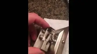 How to repair a pocket door latch