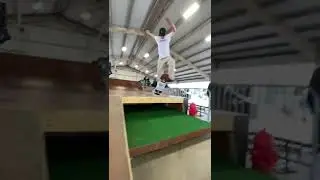 Double flip down grass gap at alliance skatepark #shorts