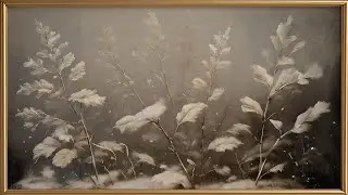 Timeless Botanical Winter Still Life Ambience | Moody Neutral Floral Art Screensaver | 6 HR Wall Art