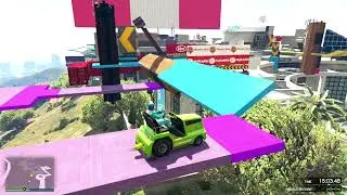 INSANE  gta Parkour  bike Map Challenge! (GTA 5 Funny Moments)