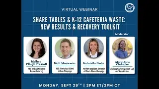 Share Tables & K-12 Cafeteria Waste: New Results & Recovery Toolkit